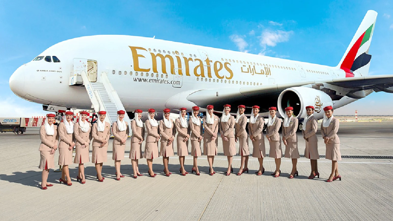 Flight with Emirates